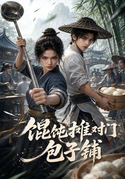 《馄饨摊对门包子铺(21集)(百度网盘)》短剧封面