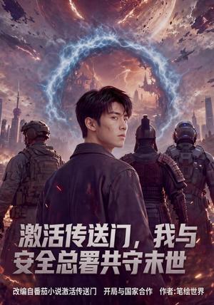 《激活传送门,我与安全总署共守末世(80集)(夸克网盘)》短剧封面
