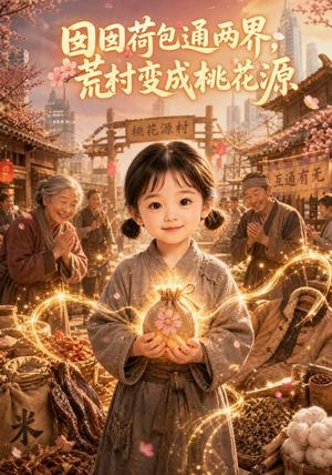 《囡囡荷包通两界,荒村变成桃花源(85集)(夸克网盘)》短剧封面