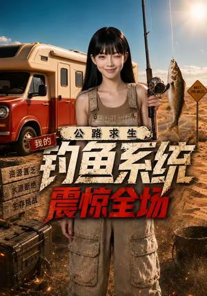 《公路求生，我的钓鱼系统震惊全场（63集）（夸克网盘）》短剧封面