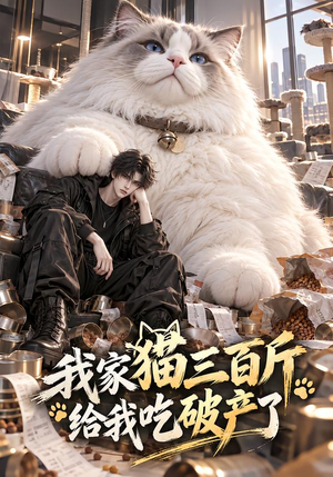 我家猫三百斤给我吃破产了 《我家猫三百斤给我吃破产了》短剧封面