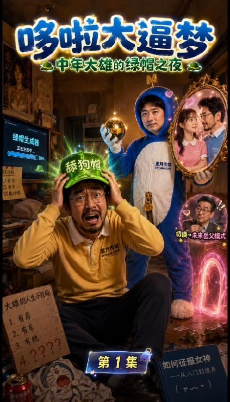 AI擦边短剧:哆啦大逼梦 《AI擦边短剧:哆啦大逼梦》短剧封面