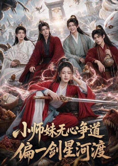 《小师妹无心争道，偏一剑星河渡（74集）（百度网盘）》短剧封面