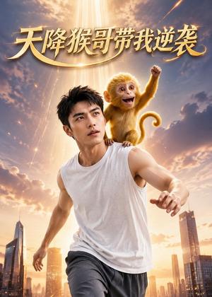 《天降猴哥带我逆袭(26集)AI短剧(夸克网盘)》短剧封面