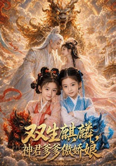 《双生麒麟,神君爹爹傲娇娘(78集)(百度网盘)》短剧封面
