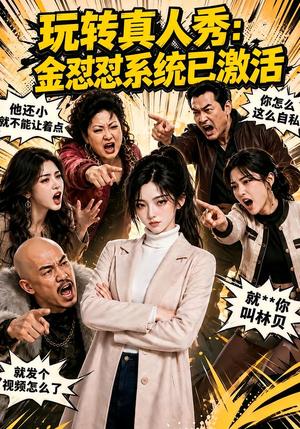 《玩转真人秀:金怼怼系统已激活(64集)(夸克网盘)》短剧封面