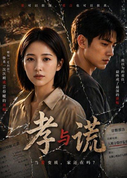 《孝与谎（45集）Ai短剧（百度网盘）》短剧封面