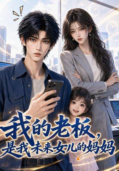 《我的老板，是我未来女儿的妈妈（30集）（百度网盘）》短剧封面