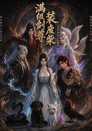 《满级剑尊装废柴灵宠全是上古魔神（75集）（夸克网盘）》短剧封面