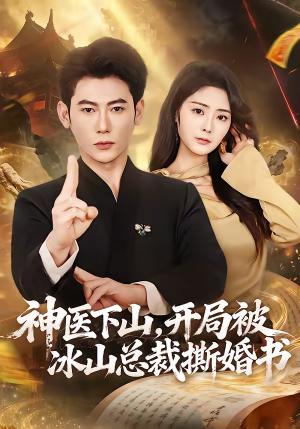 《神医下山,开局被冰山总裁撕婚书(82集)李乾锋&浅柔(夸克网盘)》短剧封面