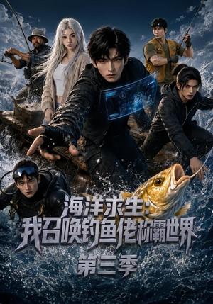 《海洋求生：我召唤钓鱼佬称霸世界第三季（101集）（夸克网盘）》短剧封面