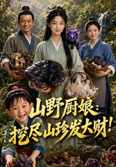 《山野厨娘：挖尽山珍发大财！（101集）（百度网盘）》短剧封面