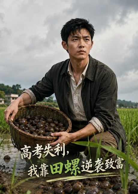 《高考失利,我靠田螺逆袭致富(56集)AI短剧(夸克网盘)》短剧封面
