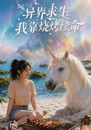 《异界求生，我靠烧烤续命（100集）（夸克网盘）》短剧封面