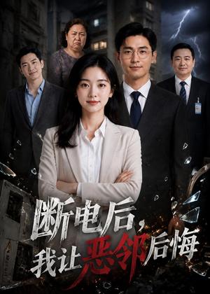 《断电后,我让恶邻居后悔(46集)AI短剧(夸克网盘)》短剧封面