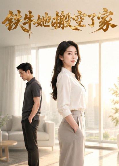 《铁牛她搬空了家(48集)AI短剧(百度网盘)》短剧封面