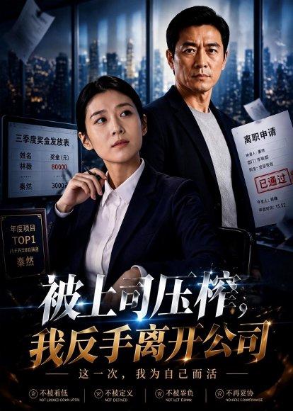 《被上司压榨?我反手离开公司(35集)(百度网盘)》短剧封面