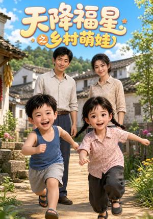《天降福星之乡村萌娃（66集）AI短剧（夸克网盘）》短剧封面