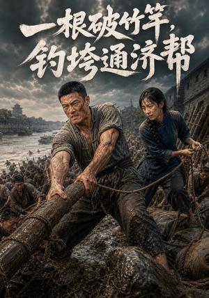 《一根破竹竿,钓垮通济帮(45集)AI短剧(夸克网盘)》短剧封面