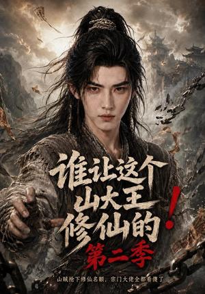 《谁让这个山大王修仙的!第二季(50集)(夸克网盘)》短剧封面