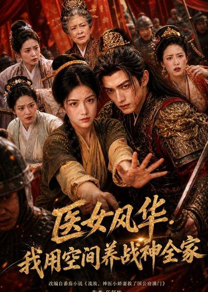 《医女风华,我用空间养战神全家(152集)(百度网盘)》短剧封面