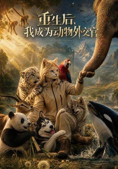 《重生后,我成为动物外交官(109集)(百度网盘)》短剧封面