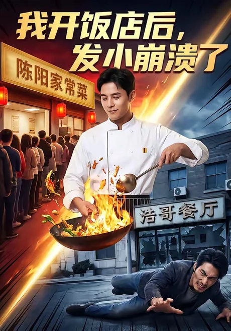 《我开饭店后,发小崩溃了(76集)(夸克网盘)》短剧封面