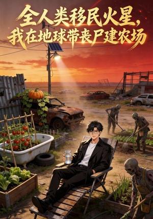 《全人类移民火星,我在地球带丧尸建农场(70集)(夸克网盘)》短剧封面