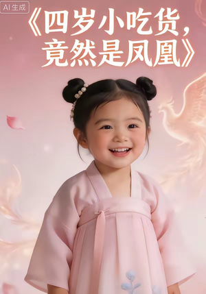《四岁小吃货，竟然是凤凰（43集）（夸克网盘）》短剧封面