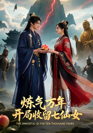 《炼气万年开局收留七仙女（72集）（夸克网盘）》短剧封面