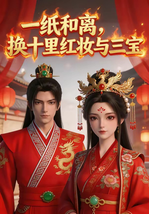 《一纸和离换十里红妆与三宝（43集）（夸克网盘）》短剧封面