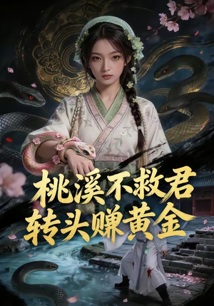《桃溪不救君，转头赚黄金（47集）（夸克网盘）》短剧封面