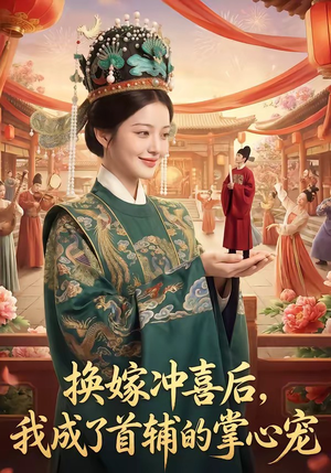 《换嫁冲喜后，我成了首辅的掌心宠（52集）（夸克网盘）》短剧封面