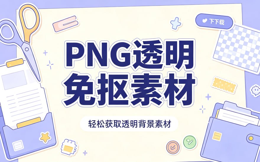 上万张PNG透明免抠素材,多个分类目录即下即用封面