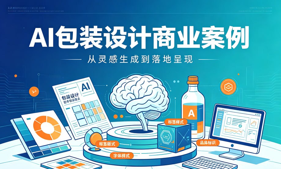 AI包装设计商业案例,用AI生成可量产包装方案封面