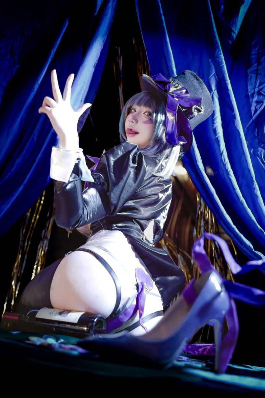 九曲Jean NO.090 碧蓝航线 柴郡·绚烂夜梦 [40P-431MB]图片4